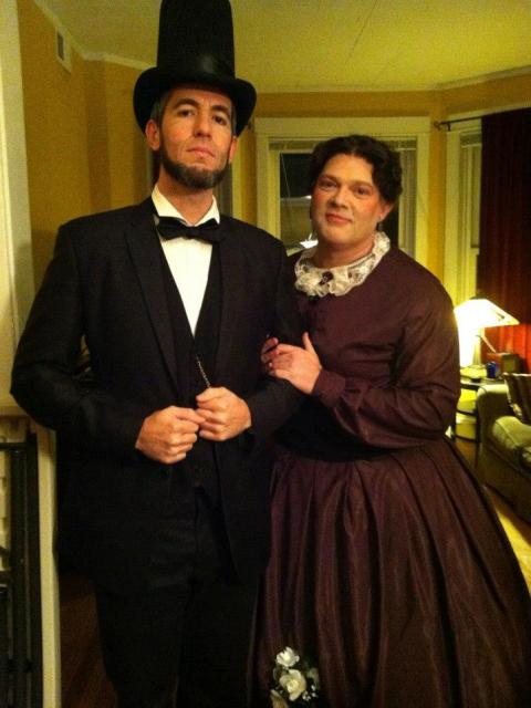 Abraham Lincoln and Mary Todd Lincoln costumes